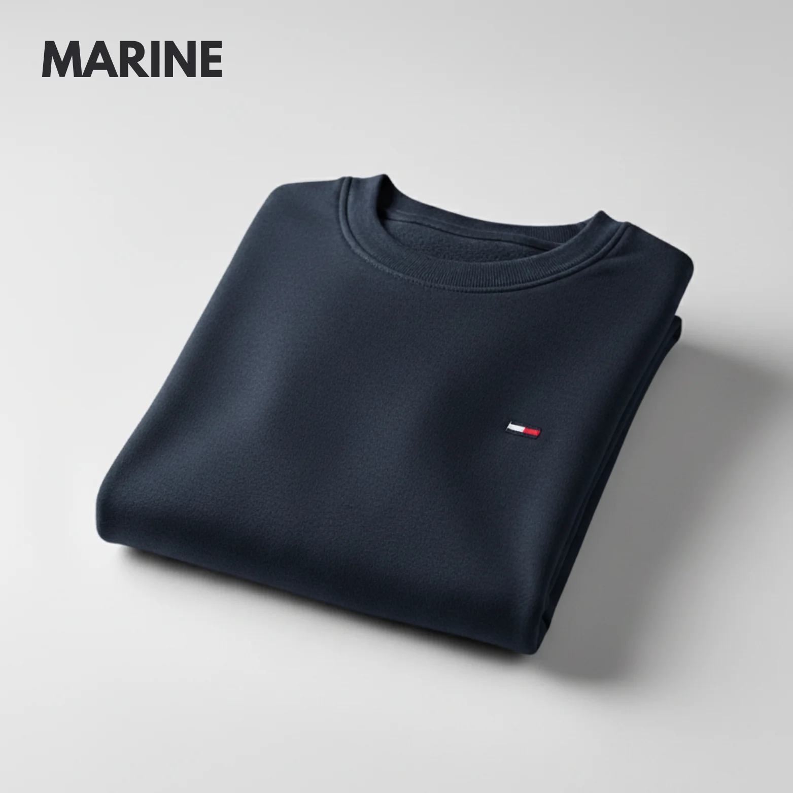 Sweatshirt homme basique - Bleu marine
