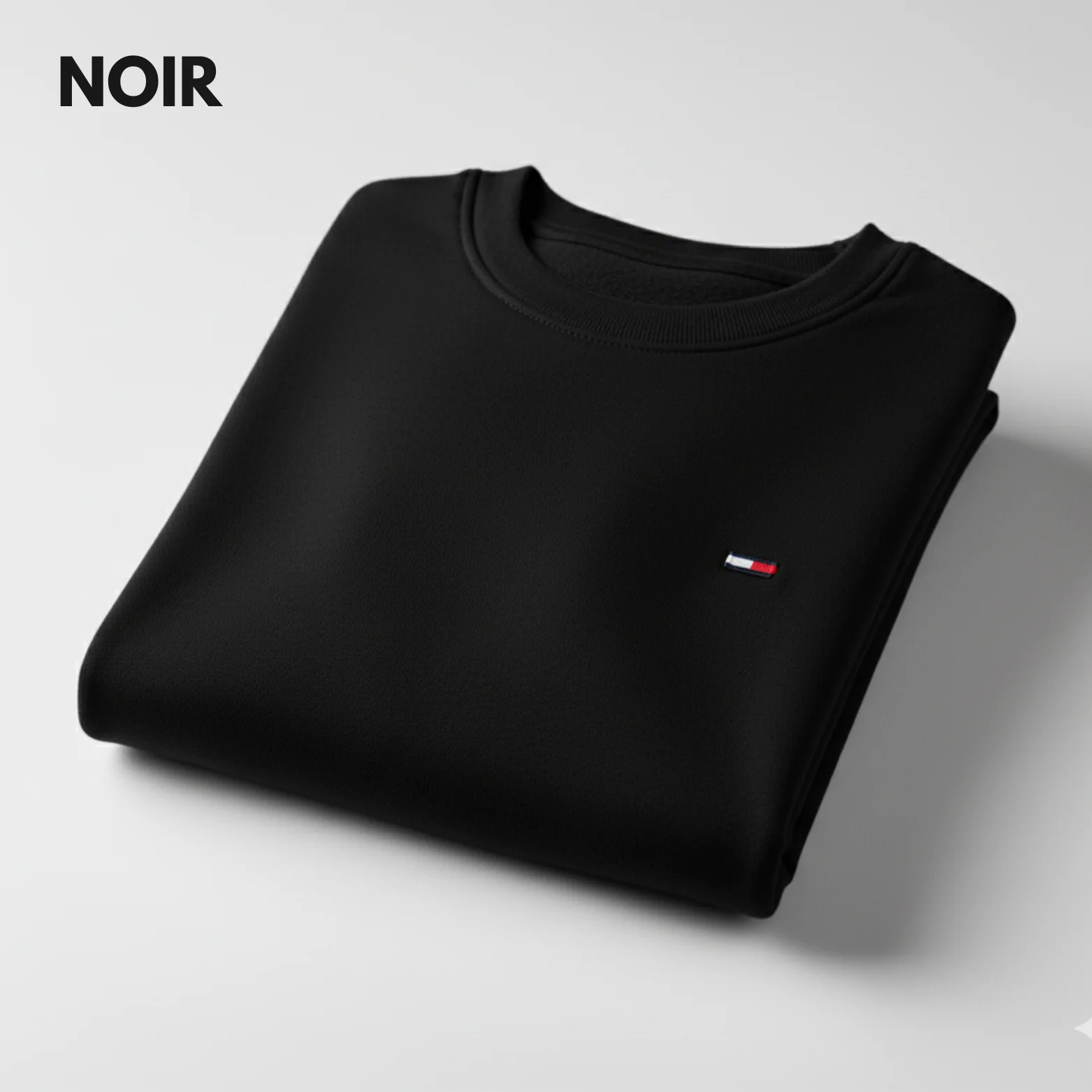 Sweatshirt homme basique - Noir