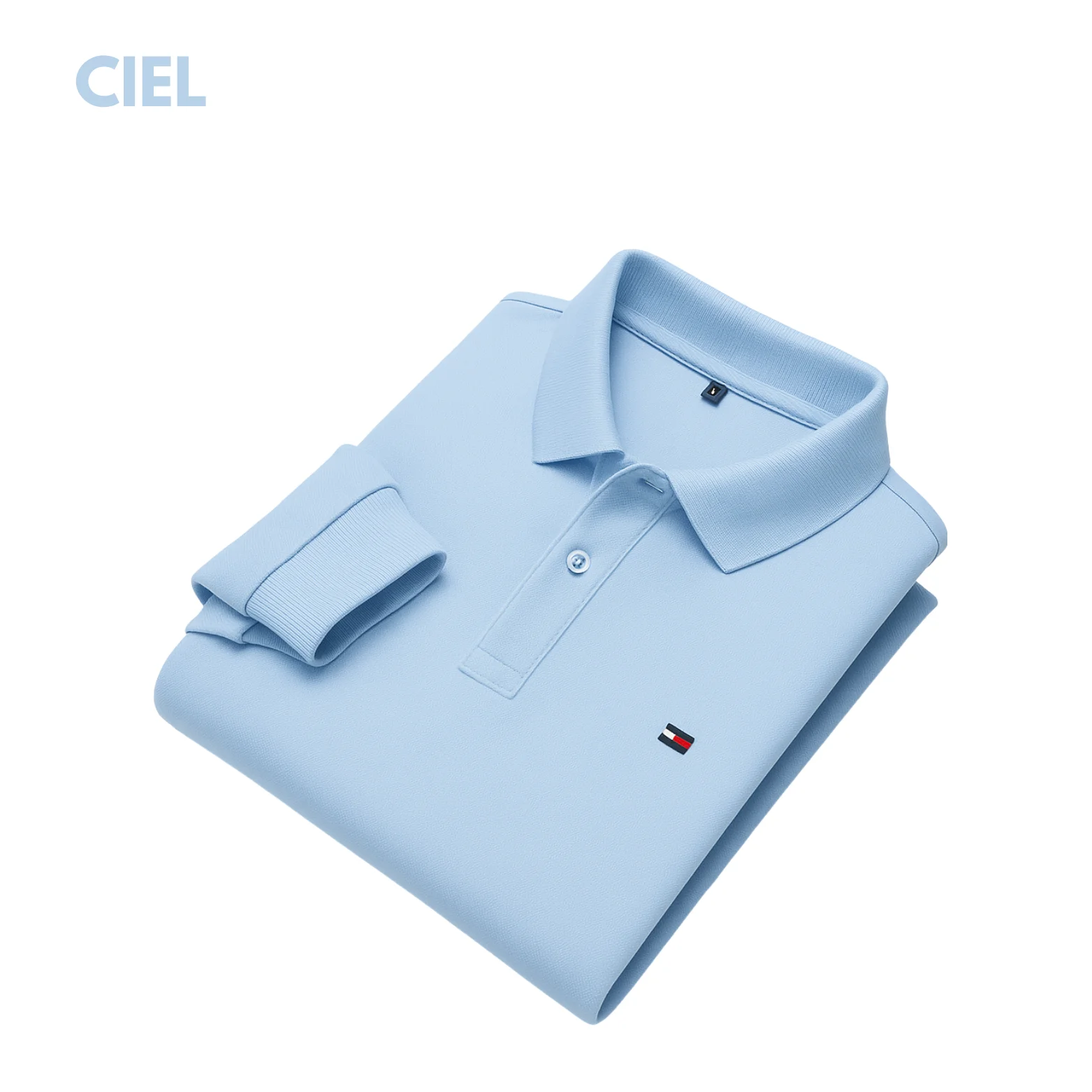 Polo manche longue CIEL